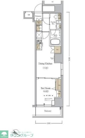 アーバネックス日本橋人形町の物件間取画像